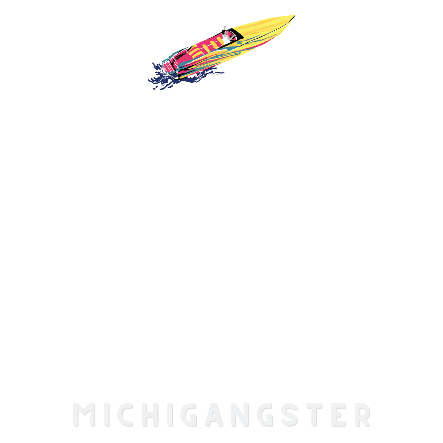 UP NORTH - POP ART ICONS - Cigarette Boat - Sticky Notes