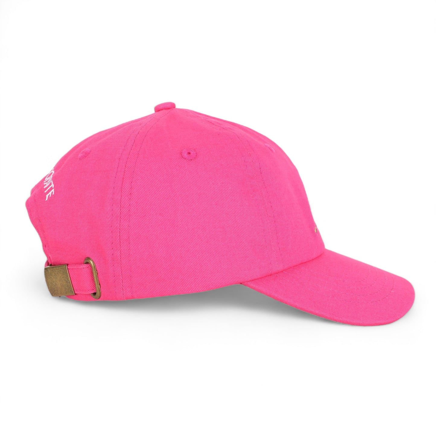 GROSSE POINTE - POP ART - 100% Cotton Twill Embroidered Baseball CHILD Hat - The Fish Fly - Sign of the Mermaid Pink