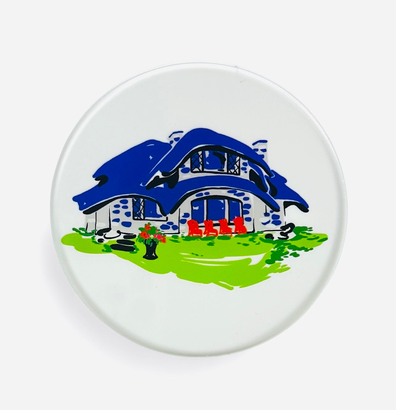 CHARLEVOIX - POP ART - Lucite Coasters - Set of 4