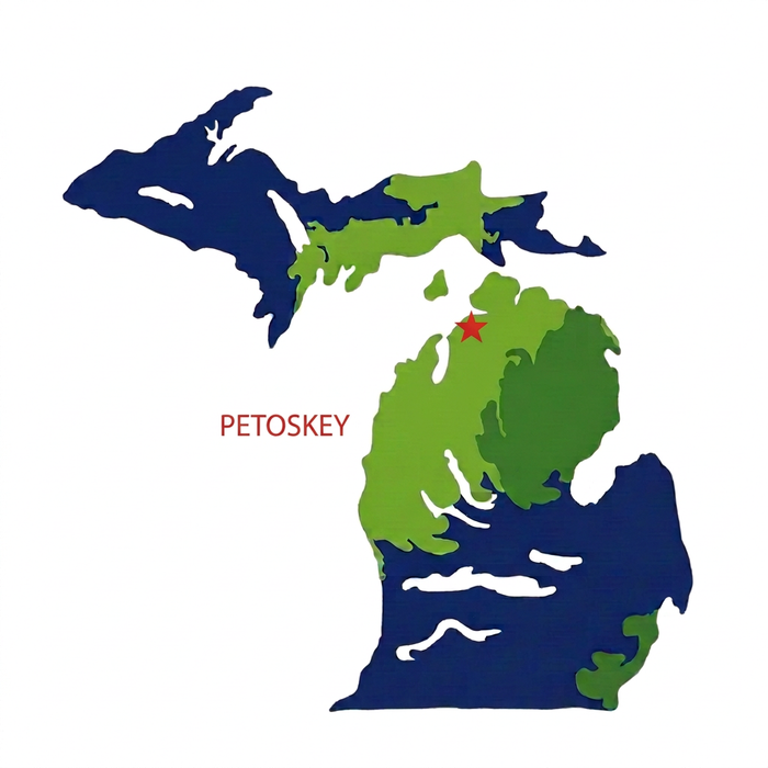 Petoskey collection map