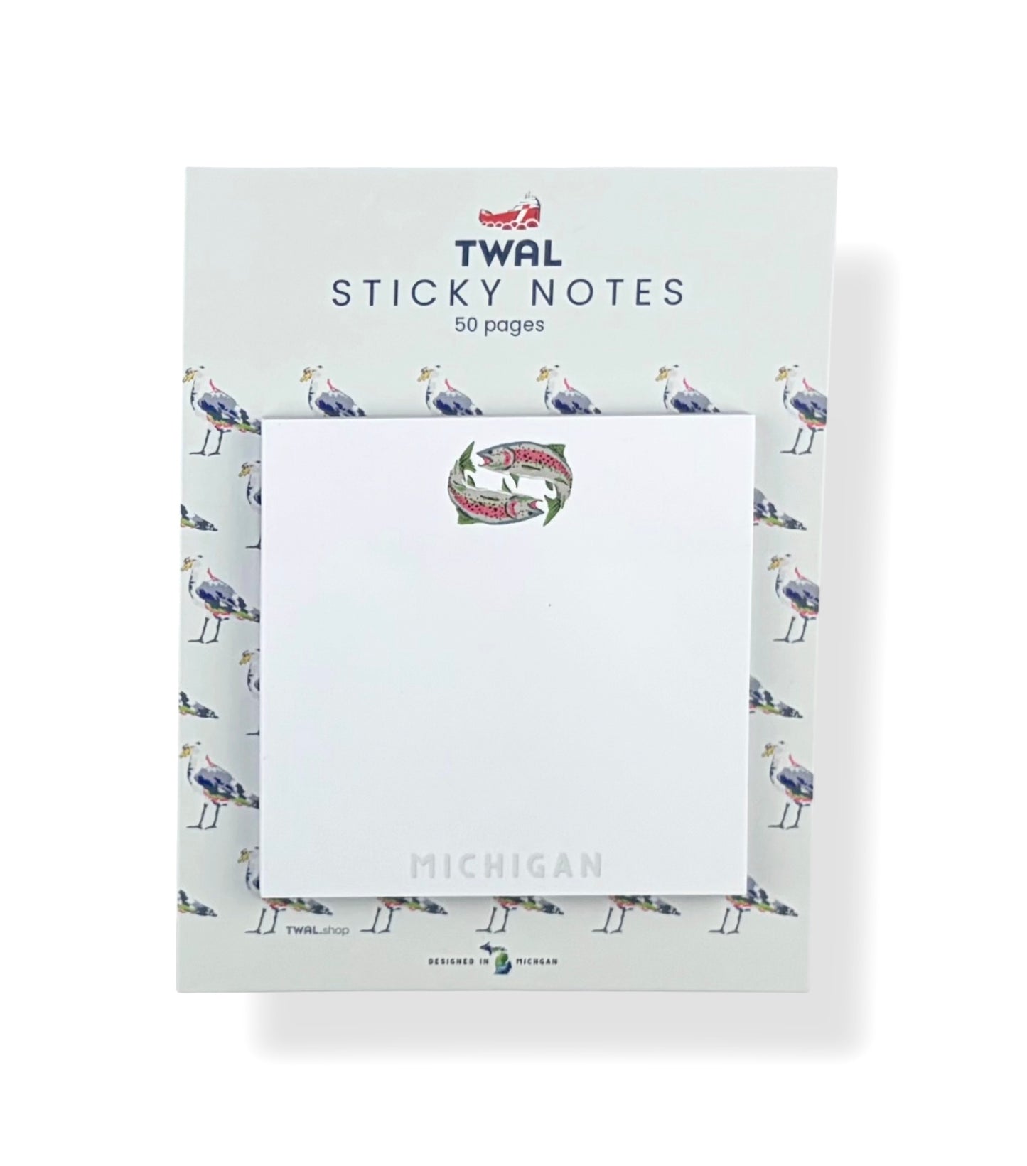 RAINBOW TROUT - 3x3" Sticky Notes| Great Lakes POP ART Collection