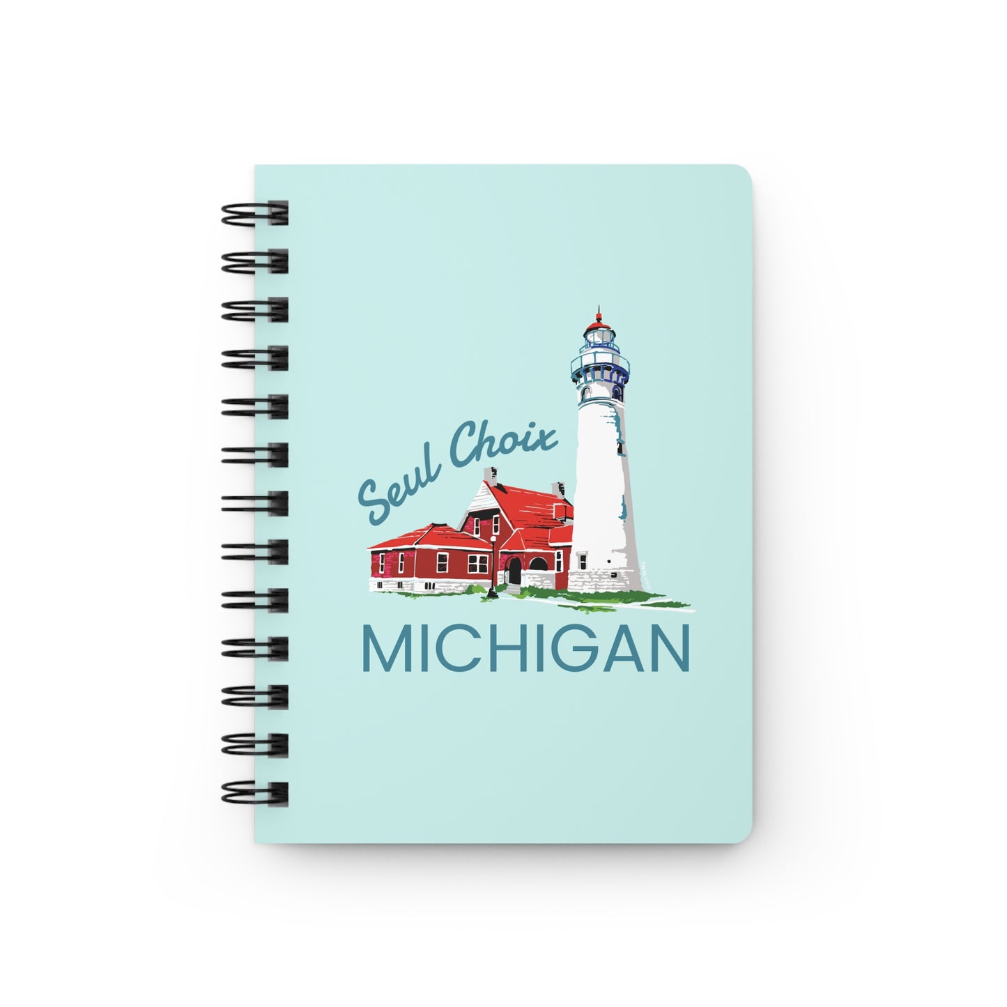 The U.P. - POP ART PLACES - Seul Choix Lighthouse - Journal/Notebook