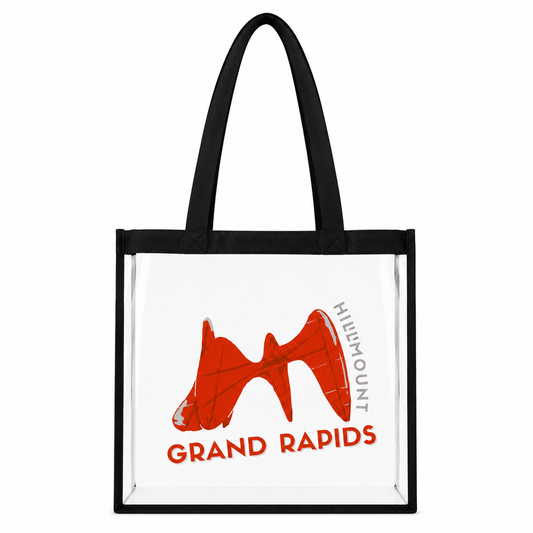 HILLMOUNT x CALDER - Clear Tote - Small | Grand Rapids POP ART Collection