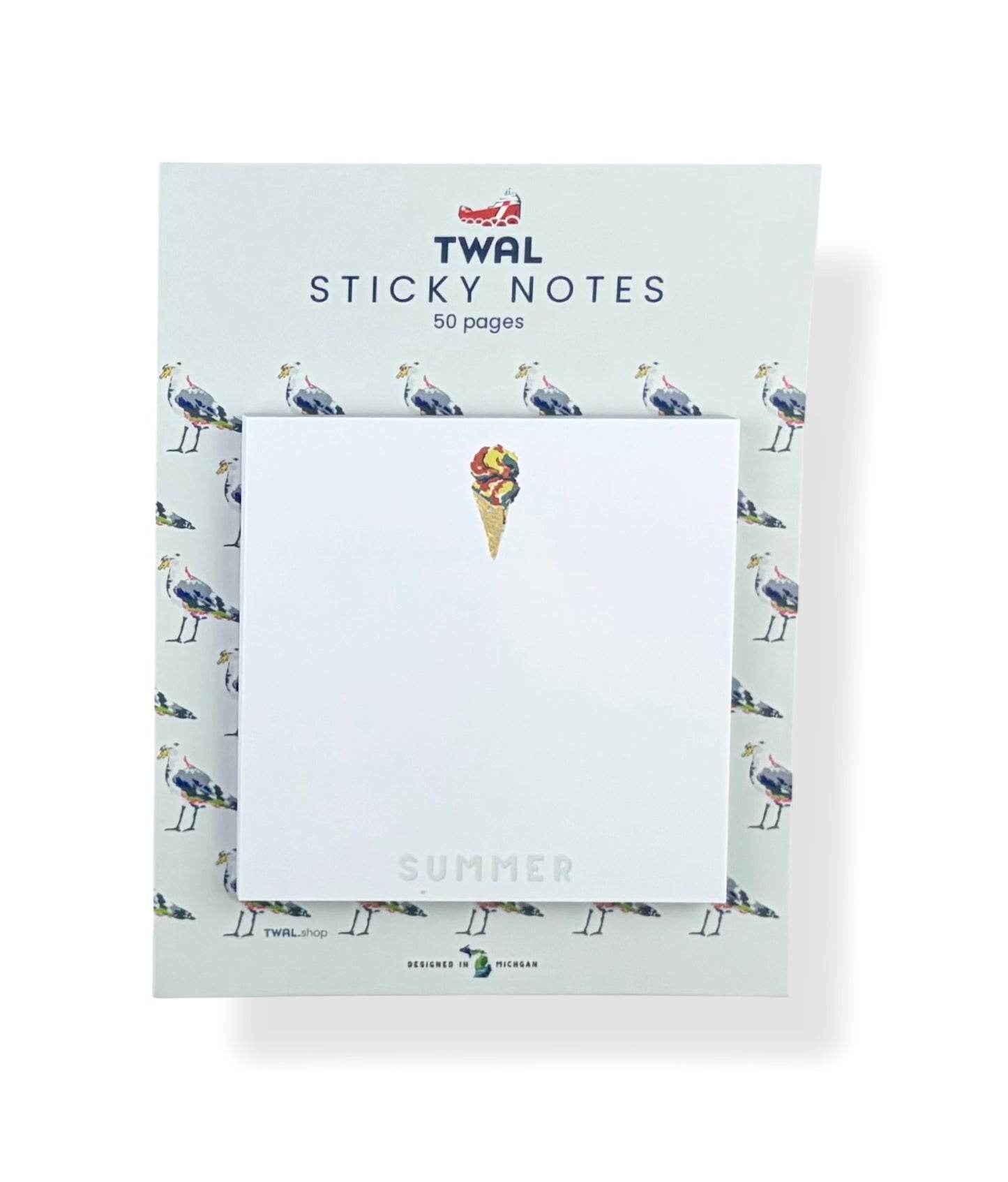 SUPERMAN ICE CREAM - 3x3" Sticky Notes | Great Lakes POP ART Collection
