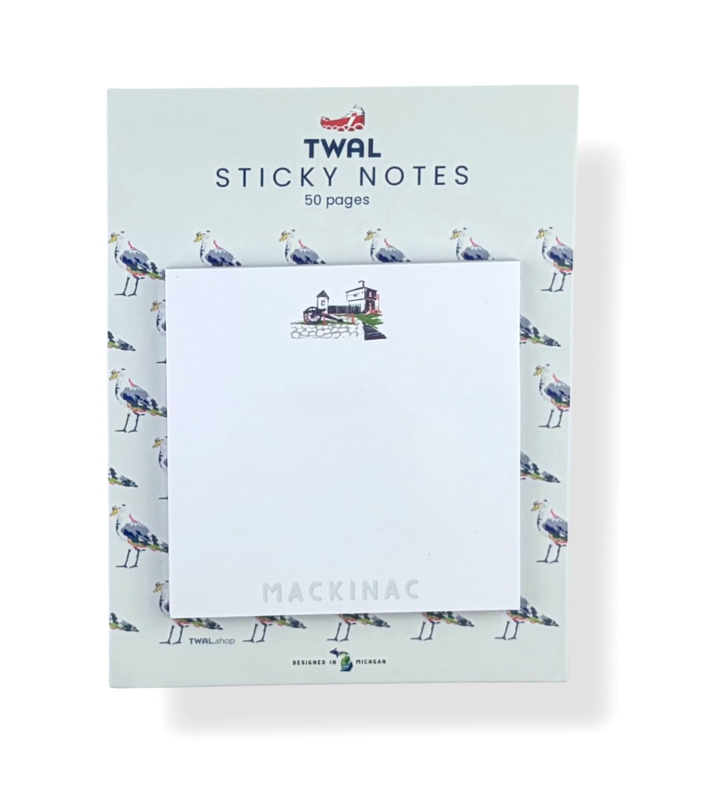 MACKINAC - Fort Mackinac - 3x3" Sticky Notes | Up North POP ART Collection