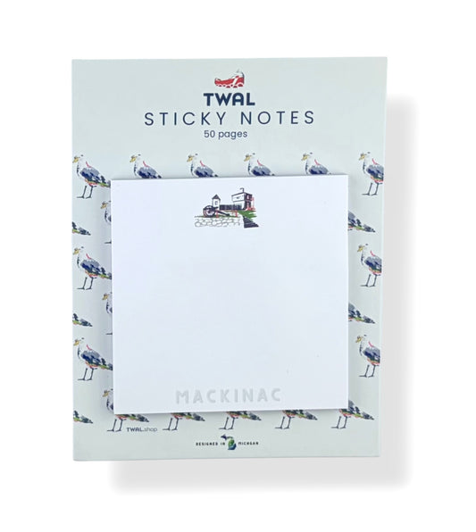 MACKINAC - Fort Mackinac - 3x3" Sticky Notes | Up North POP ART Collection