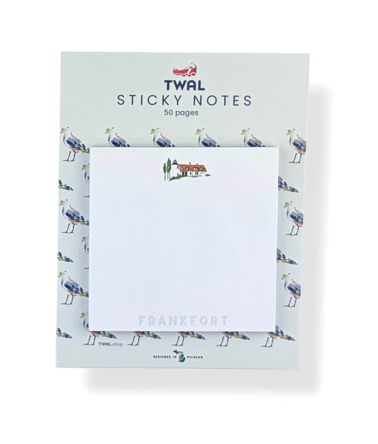 FRANKFORT - Point Betsie Lighthouse - 3x3" Sticky Notes | Up North POP ART Collection