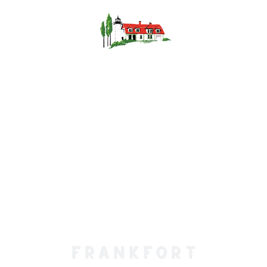 UP NORTH - POP ART PLACES -  Frankfort - Point Betsie Lighthouse - Sticky Notes