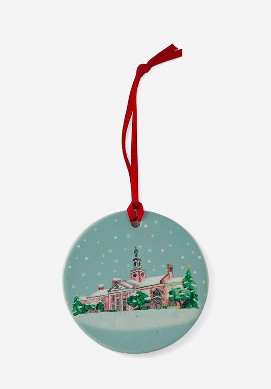 GROSSE POINTE - CLASSIC Christmas Ornament - Grosse Pointe South - Lake St. Clair Blue