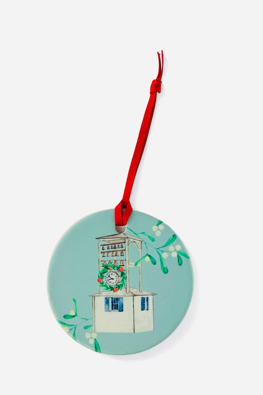 GROSSE POINTE - CLASSIC Christmas Ornament - The Historic Joy Bells - Lake St. Clair Blue