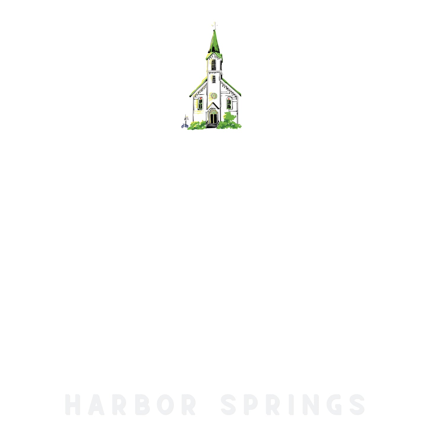 HARBOR SPRINGS - Holy Childhood of Jesus Church - 3x3" Sticky Notes | Up North POP ART Collection