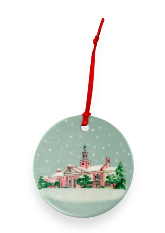 GROSSE POINTE - CLASSIC Christmas Ornament - Grosse Pointe South - Lake St. Clair Blue