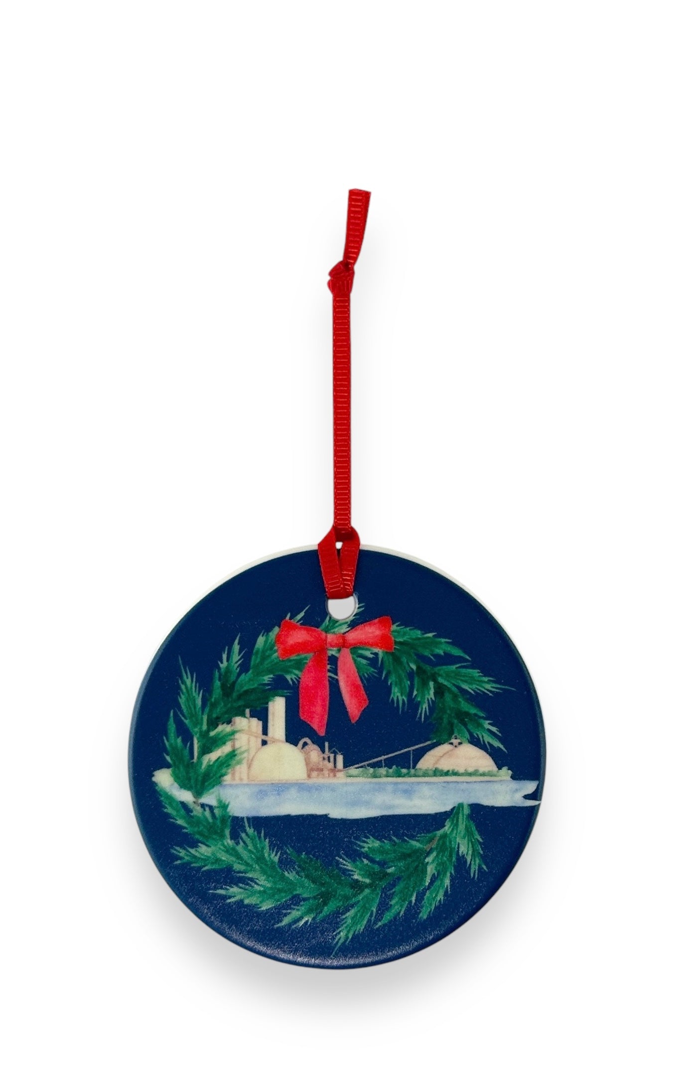 CHARLEVOIX - CLASSIC Christmas Ornament - Medusa - Lake Michigan Blue (Copy)