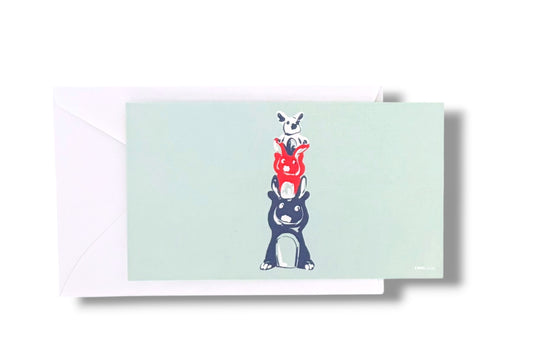 GROSSE POINTE - POP ART -  Herend Bunnies - Gift Enclosure Cards