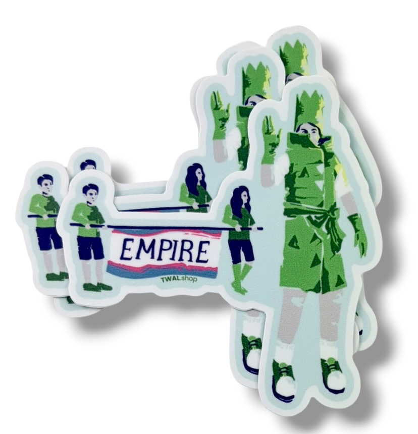 EMPIRE - Asparagus Festival Sticker - 3" Sticker | Up North POP ART Collection