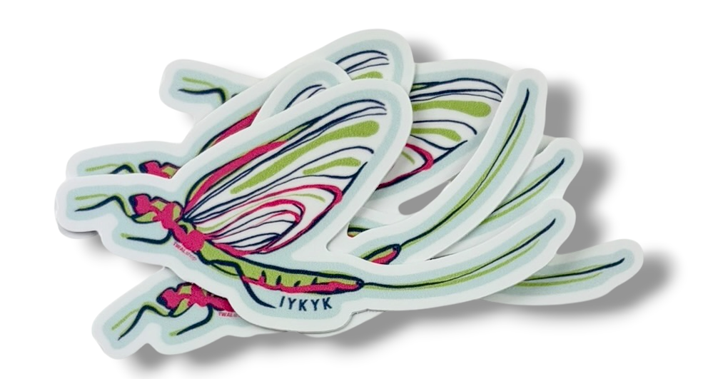 FISH FLY - 3" Sticker | Great Lakes POP ART Collection