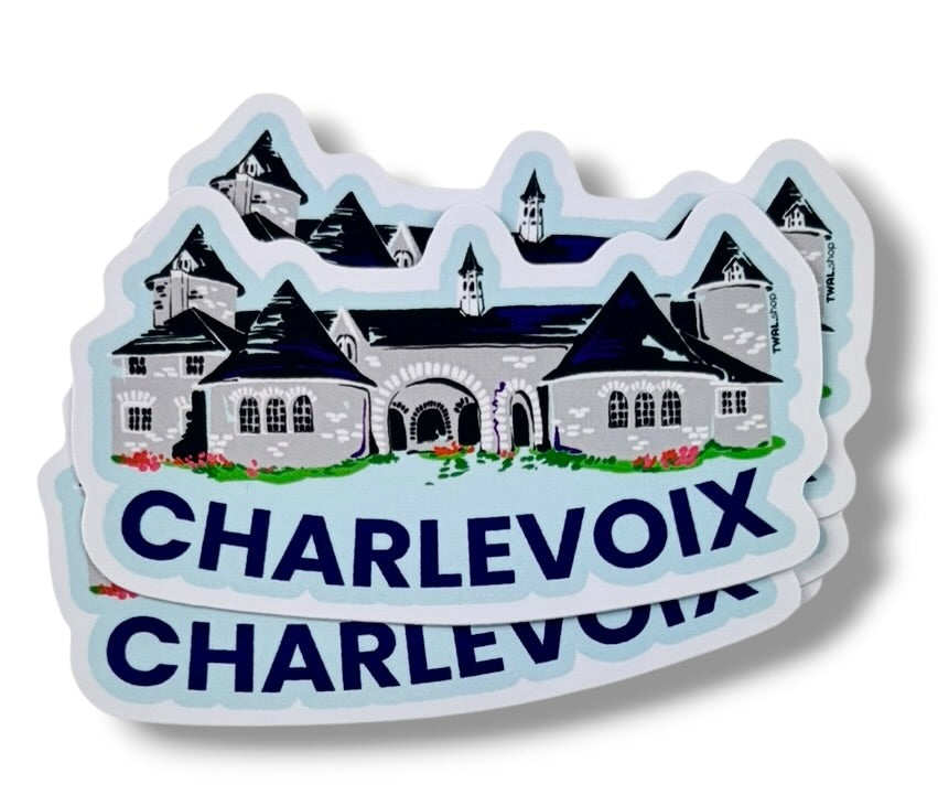 CASTLE FARMS - 3" Sticker | Charlevoix POP ART Collection