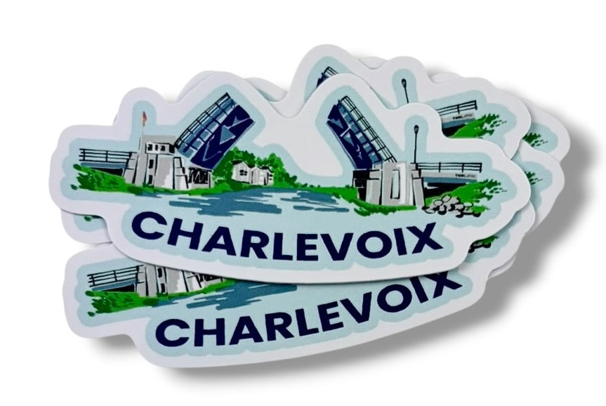 DRAWBRIDGE - 3" Sticker | Charlevoix POP ART Collection