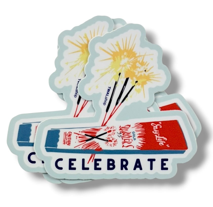 SPARKLERS - 3" Sticker | Great Lakes POP ART Collection