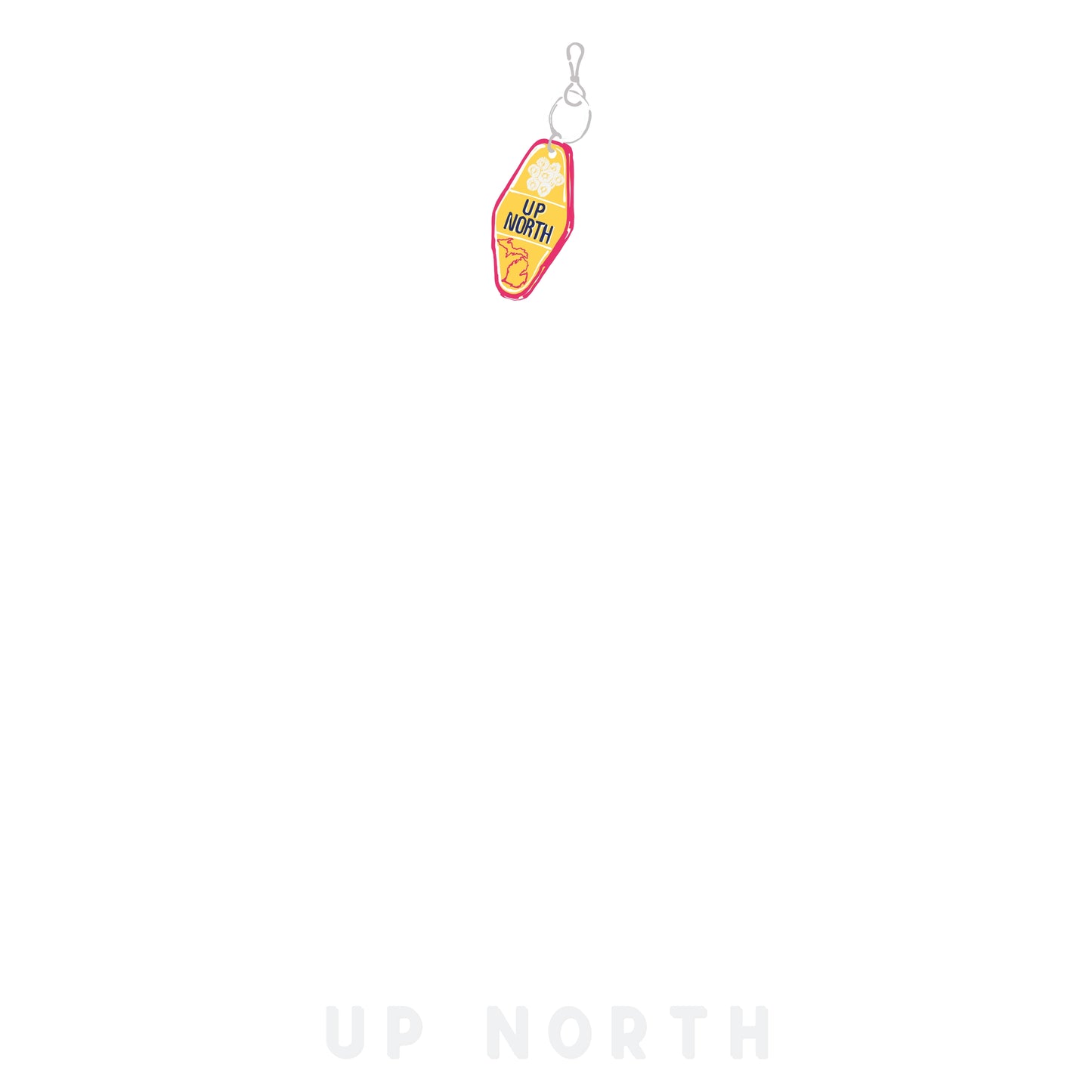 UP NORTH - POP ART ICONS - Motel Key Chain - Sticky Notes