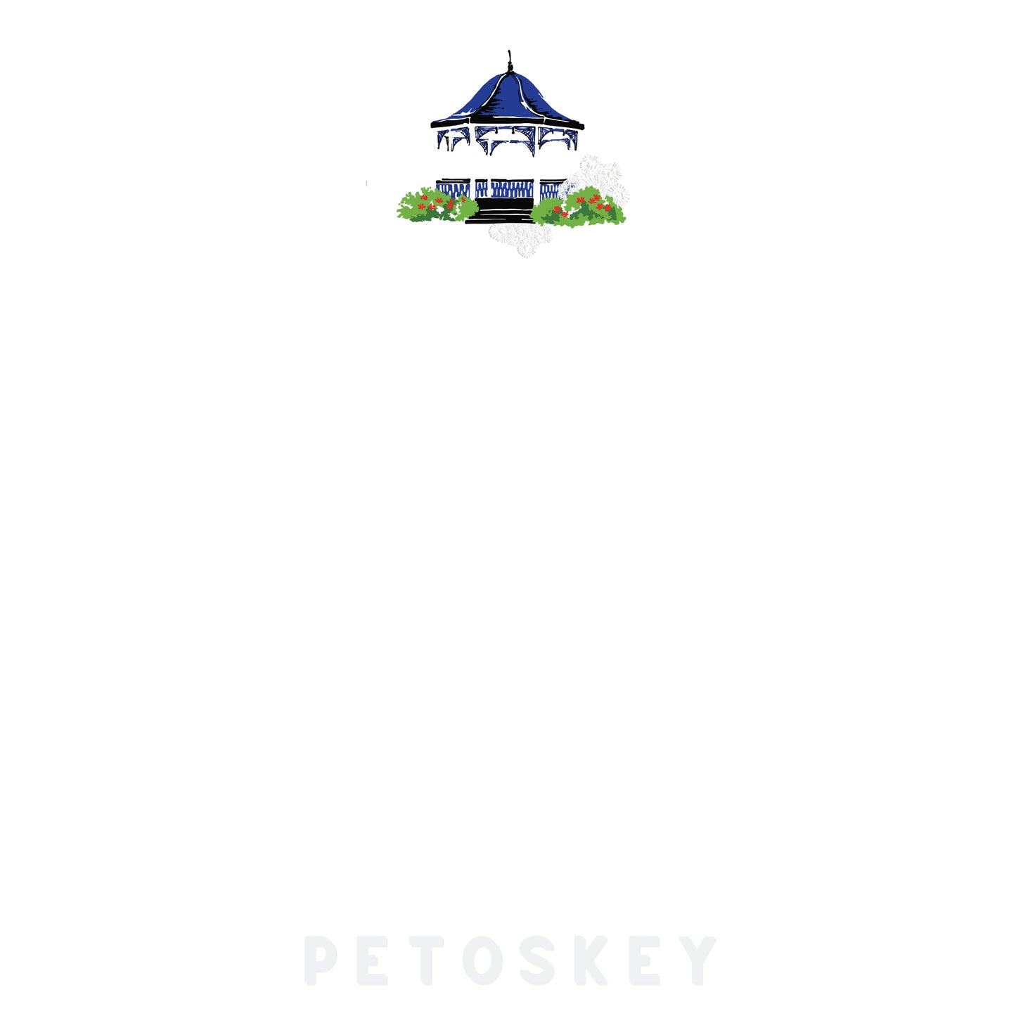 PETOSKEY - Pennsylvania Park Gazebo - 3x3" Sticky Notes | Up North POP ART Collection