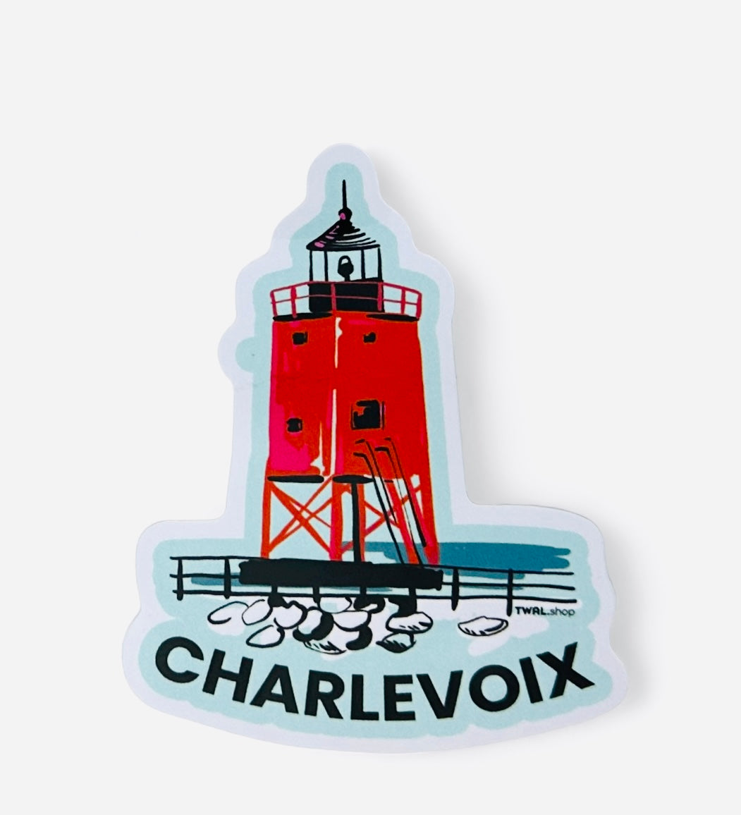 CHARLEVOIX - POP ART - 3" Vinyl Sticker - The Lighthouse