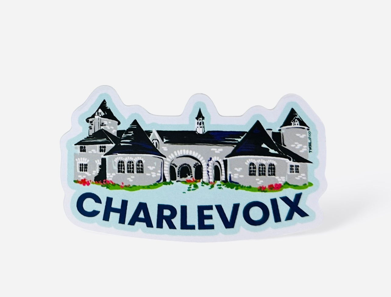 CHARLEVOIX - POP ART - 3" Vinyl Sticker - Castle Farms