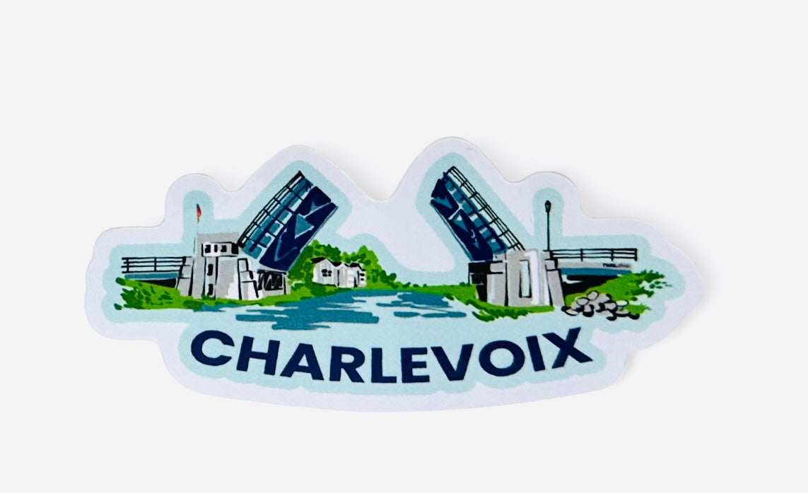 CHARLEVOIX - POP ART - 3" Vinyl Sticker - The Bridge