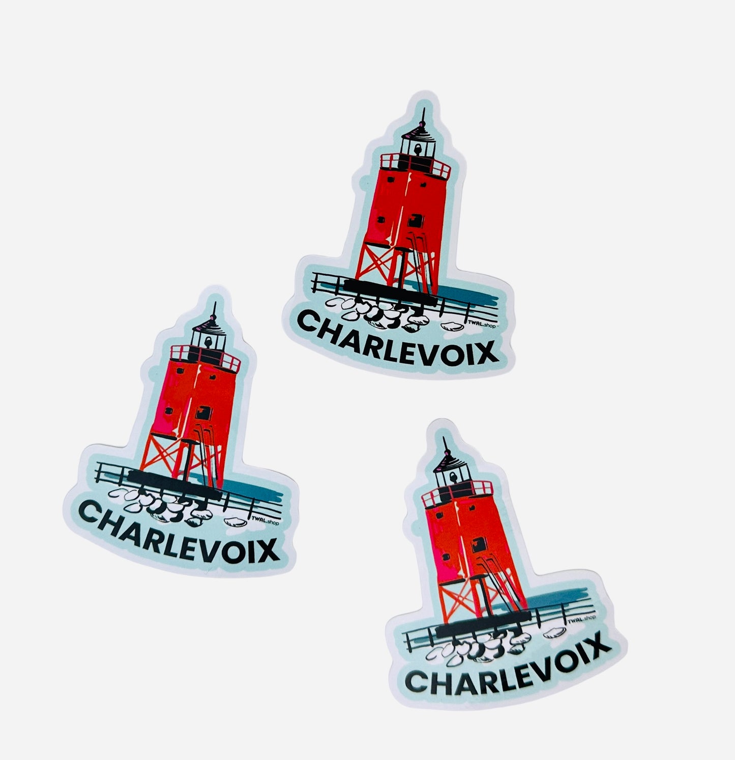 CHARLEVOIX - POP ART - 3" Vinyl Sticker - The Lighthouse