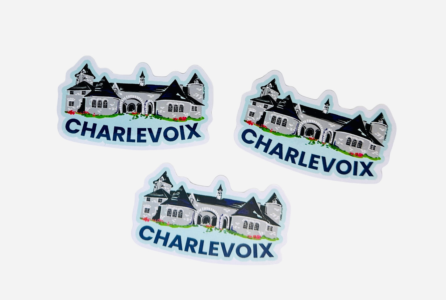 CHARLEVOIX - POP ART - 3" Vinyl Sticker - Castle Farms