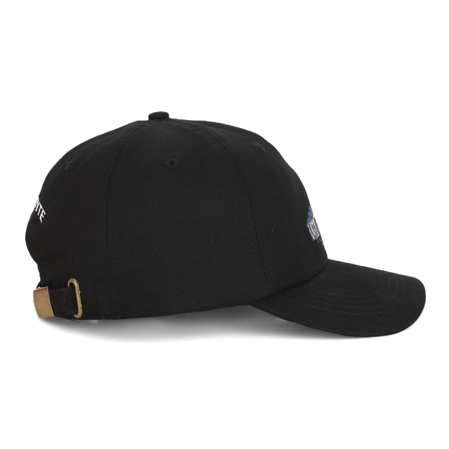 GROSSE POINTE - POP ART - 100% Cotton Twill Embroidered Baseball Hat - Grosse Pointe South - Pothole Black