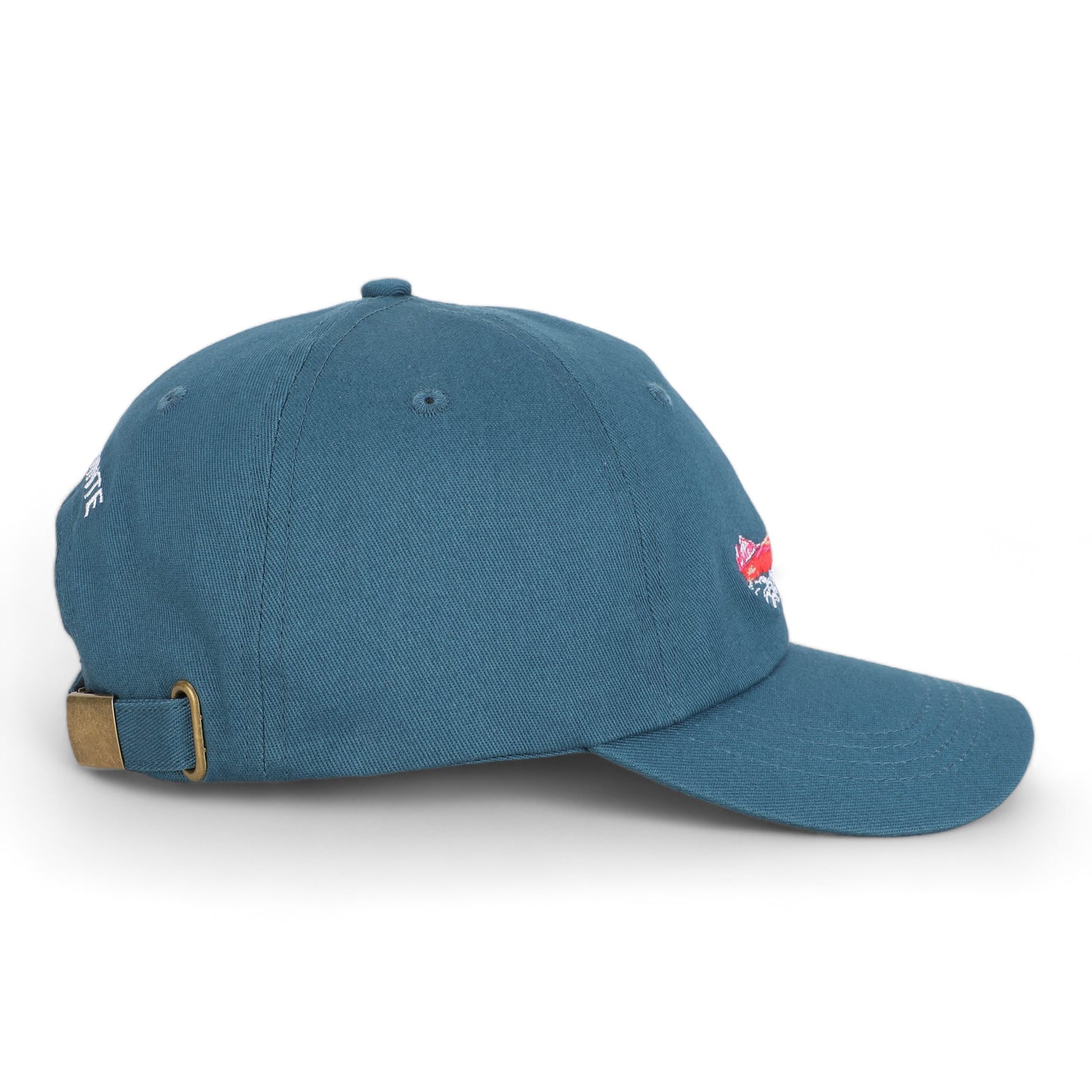 GROSSE POINTE - POP ART - 100% Cotton Twill Embroidered Baseball Hat - The Freighters of Lake St. Clair - Lake Michigan Blue