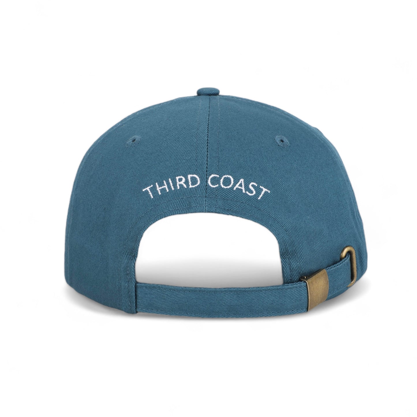 THIRD COAST - POP ART - 100% Cotton Twill Embroidered Baseball Hat - The Freighters of The Third Coast - Lake Michigan Blue