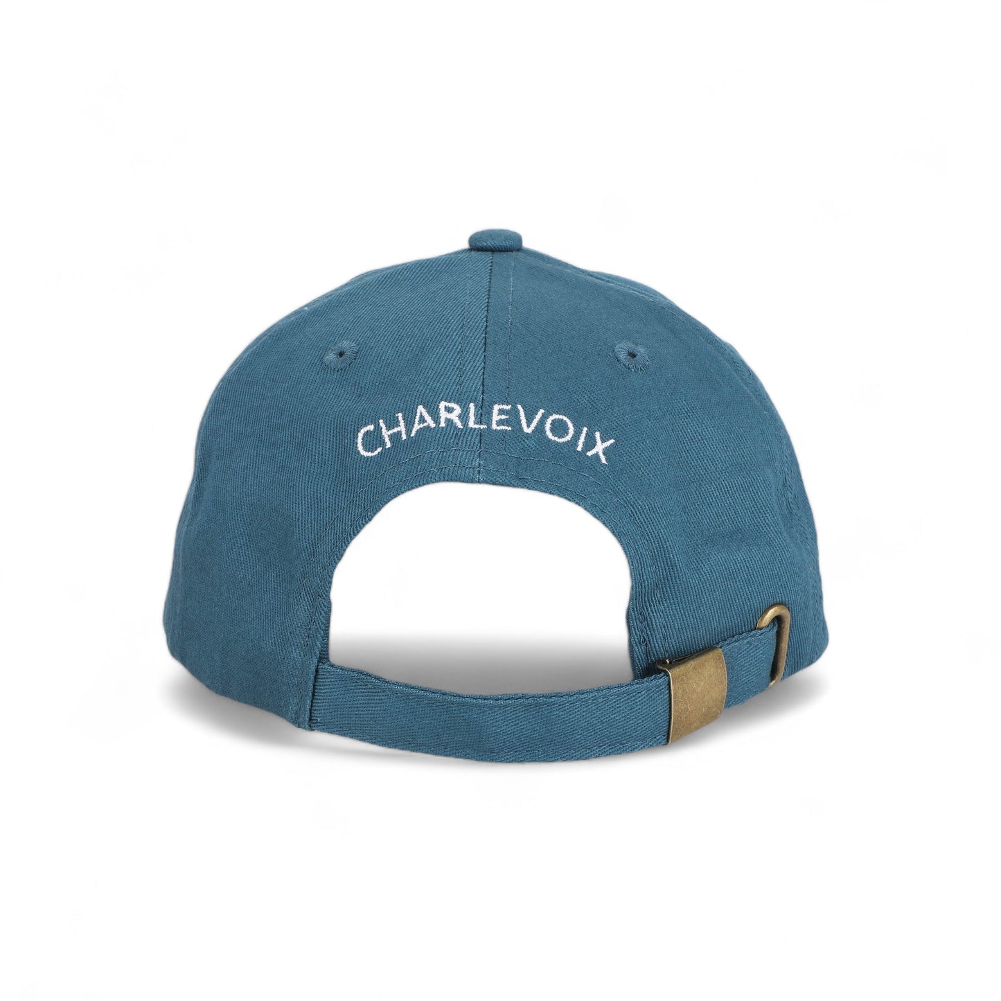 CHARLEVOIX - POP ART - 100% Cotton Twill Embroidered Baseball CHILD Hat - The Lighthouse - Lake Michigan Blue