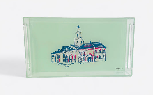 GROSSE POINTE - POP ART - Lucite Tray - Grosse Pointe South- Small