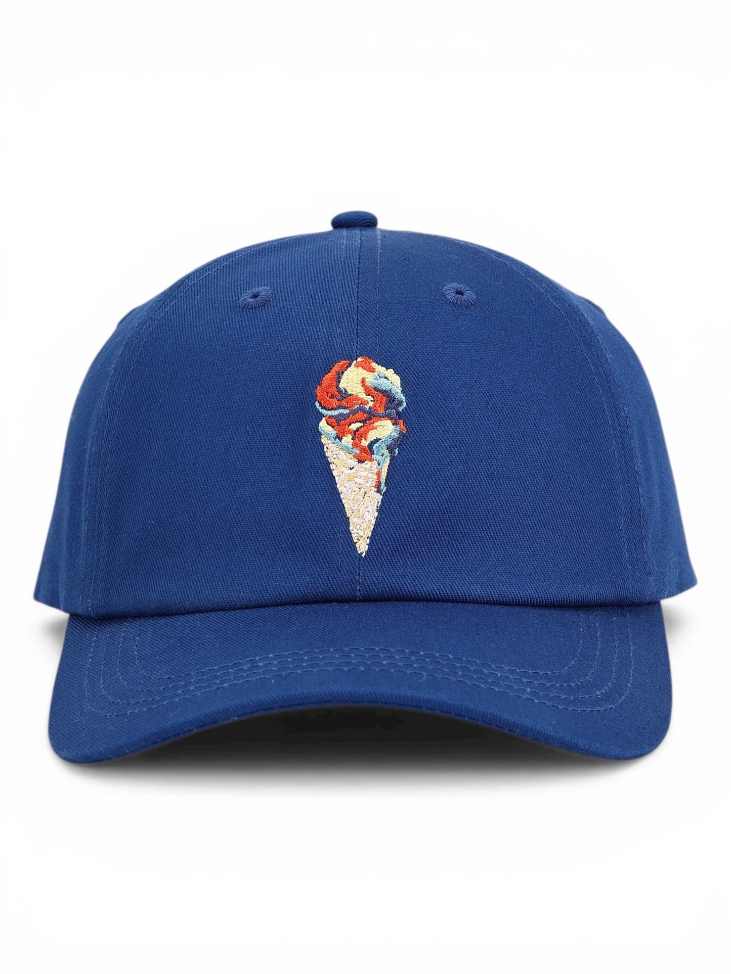 PRE-ORDER: UP NORTH - POP ART ICONS - 100% Cotton Baseball Hat - Superman Ice Cream - Cobalt Coast Blue
