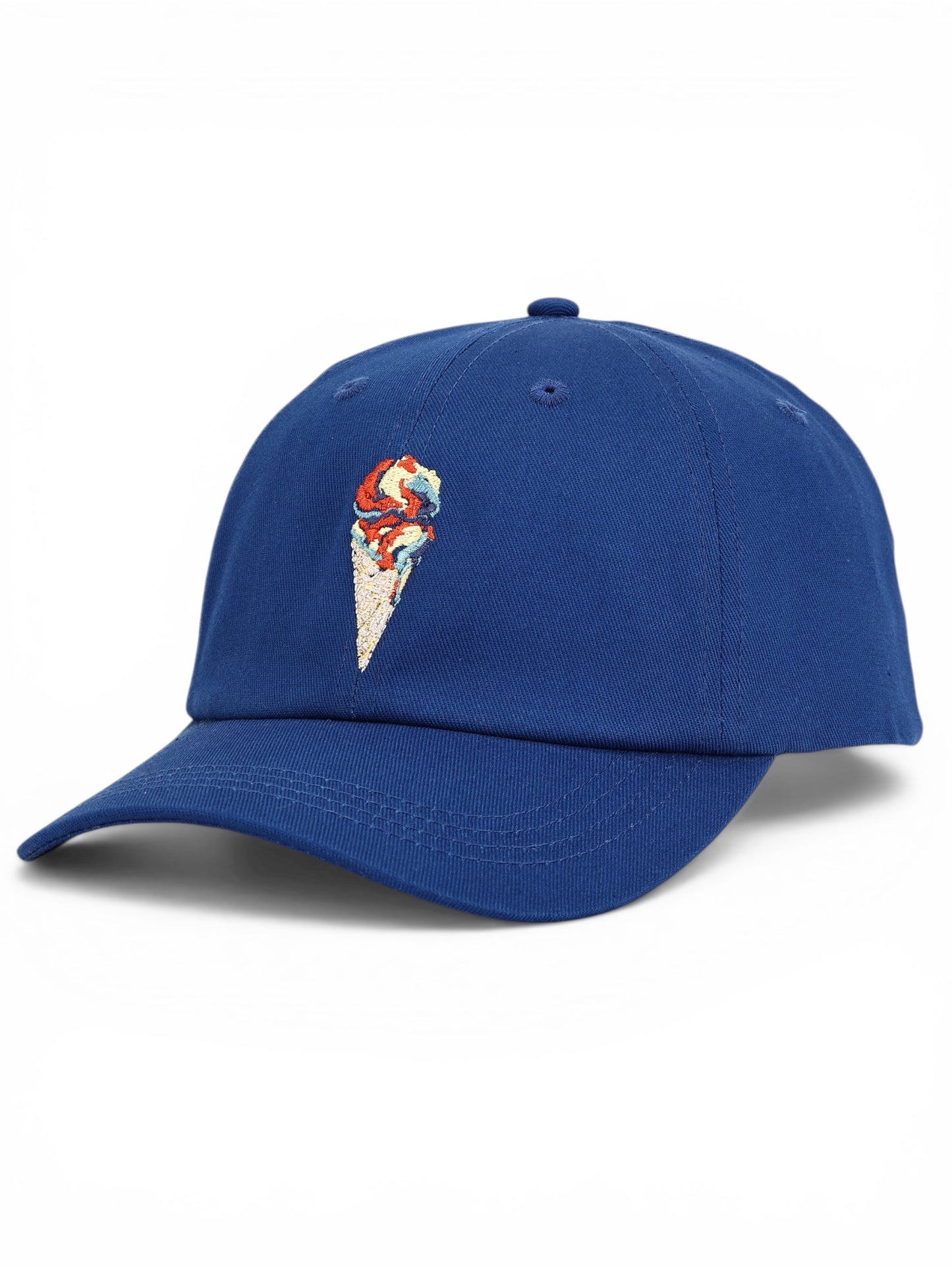 PRE-ORDER: UP NORTH - POP ART ICONS - 100% Cotton Baseball Hat - Superman Ice Cream - Cobalt Coast Blue