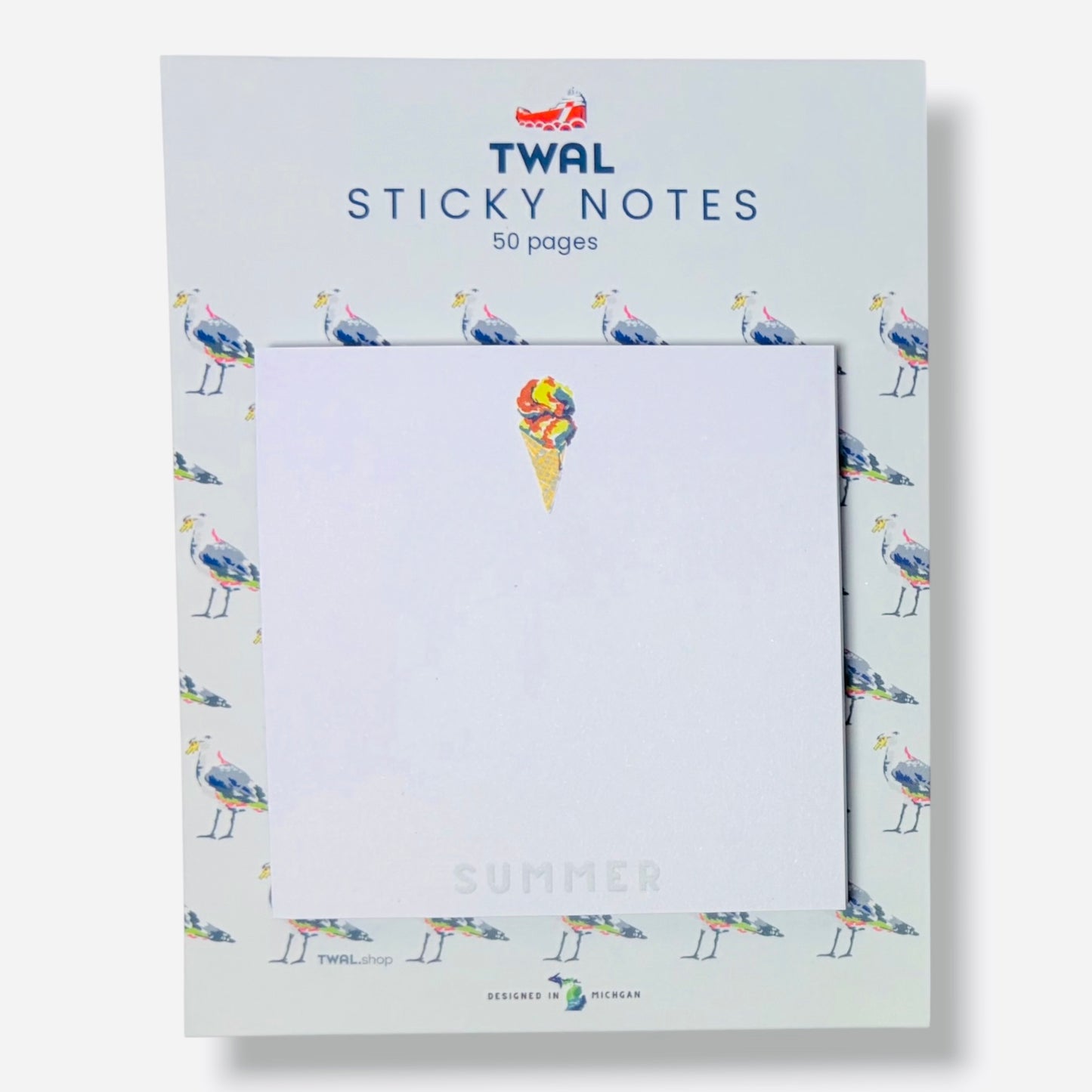 SUPERMAN ICE CREAM - 3x3" Sticky Notes | Great Lakes POP ART Collection