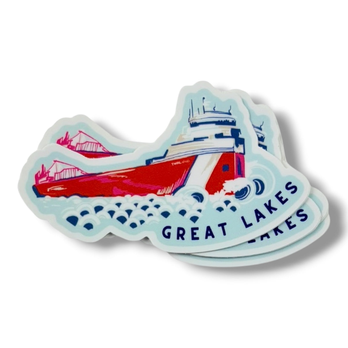 FREIGHTER - 3" Sticker | Great Lakes POP ART Collection