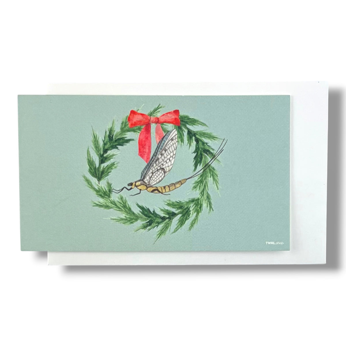 THE FISH FLY - Mini Gift Note Card + Envelope | Grosse Pointe CLASSIC CHRISTMAS Collection