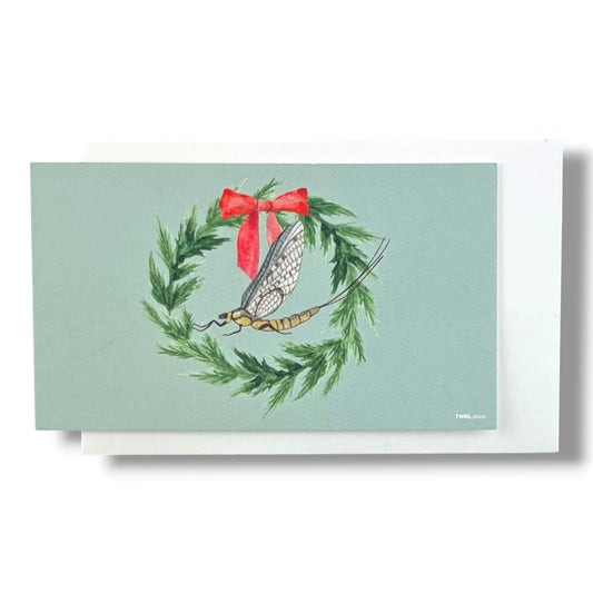 THE FISH FLY - Mini Gift Note Card + Envelope | Grosse Pointe CLASSIC CHRISTMAS Collection