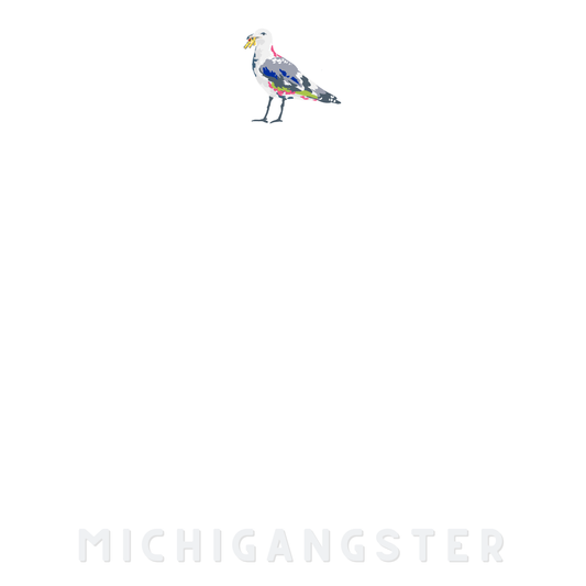UP NORTH - POP ART ICONS - Michigangster Seagull & Fries - Sticky Notes
