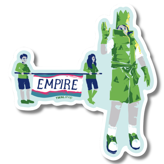 UP NORTH - POP ART PLACES - Empire - Asparagus Festival Sticker