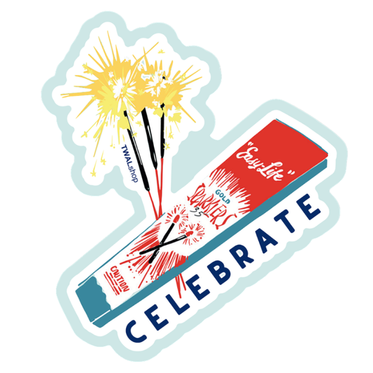 UP NORTH - POP ART ICONS - Celebration Sparklers - Sticker