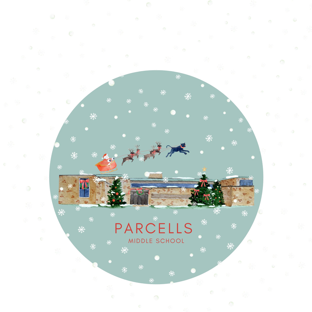 PRE-ORDER: PARCELLS MIDDLE - Ornament | Grosse Pointe CLASSIC CHRISTMAS Collection