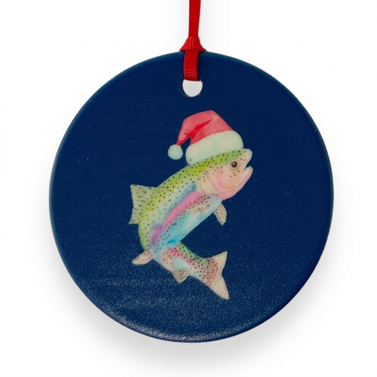 Rainbow Trout ornament close-up hero